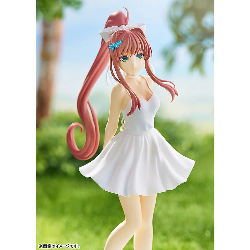 Original GSC POP UP PARADE Monika White Dress ver. In Stock Anime Action Figures Model Toys