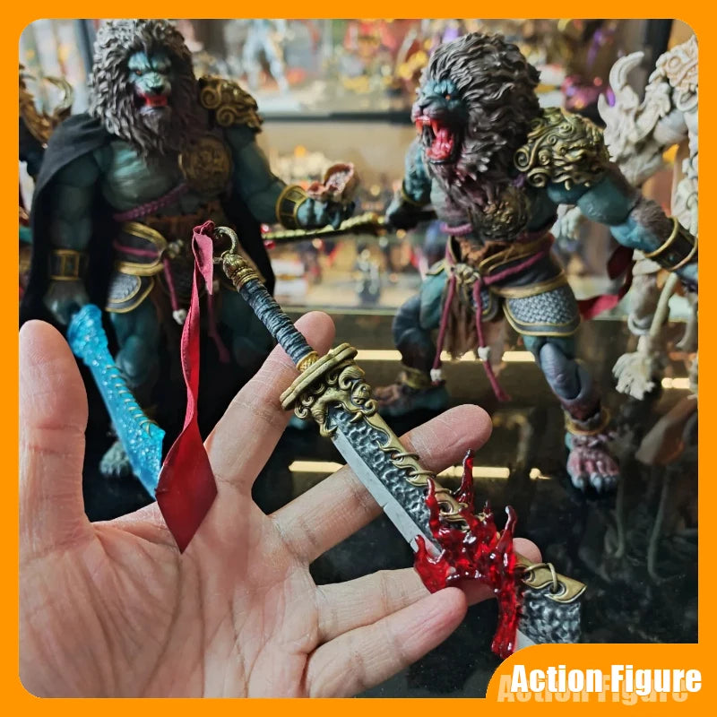 In Stock Spot Nottaa 1/12 Shiziling Leopard Green Lion Action Figure Mythical Soldier Statue Model Collectible Ornament Gift Toy