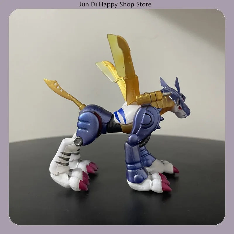 Digimon Metal Garurumon Anime-Figur Statue Schreibtisch-Auto-Innendekoration Geschenk-Sammlerstück