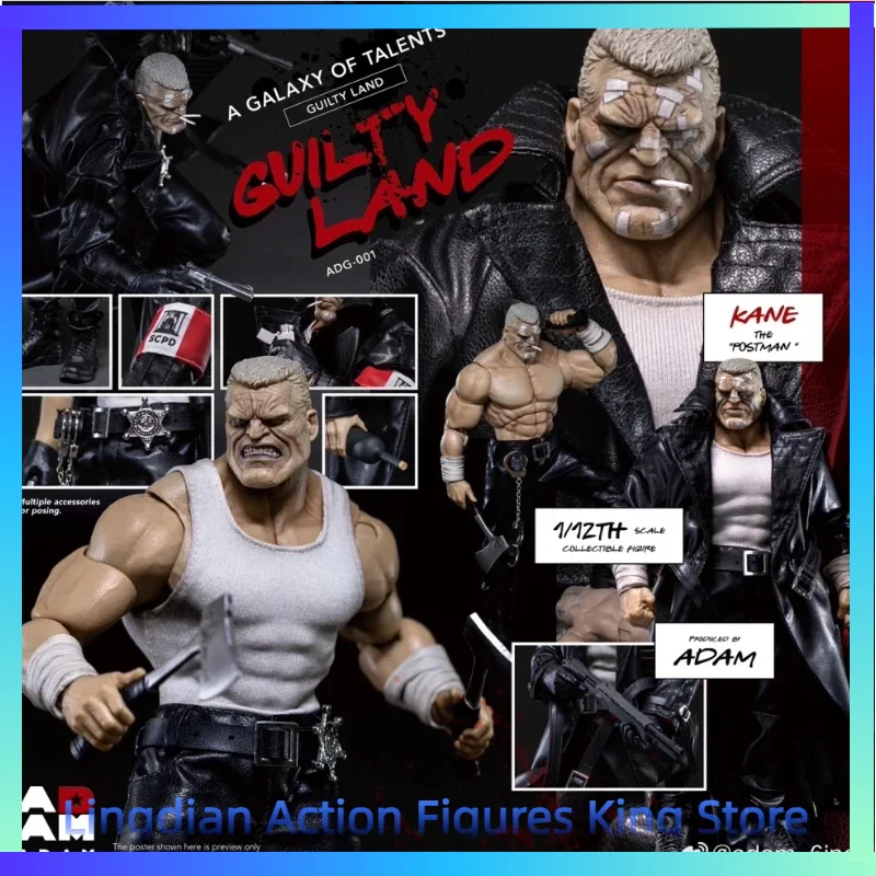 In Stock MUFF ADAM ADG-001 The City of Evil Marv Postman Kane 1/12 Animation Character Model Action Figure Toy Collection Gift