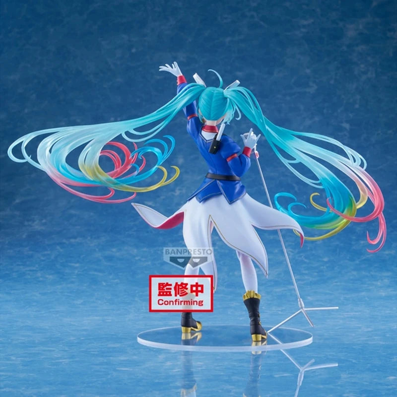 Original BANDAI Banpresto VOCALOID Hatsune Miku PVC Anime Figures Action Figure Model Toy