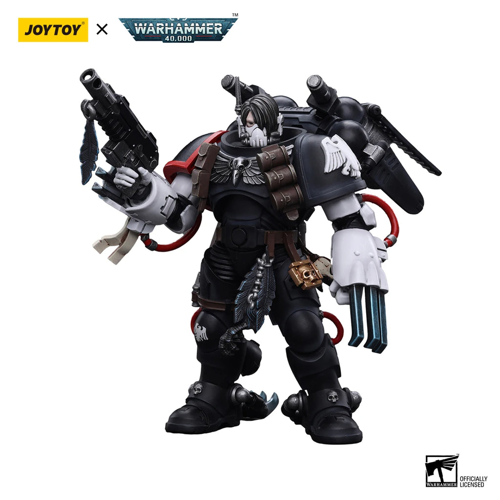 [Pre Order] JOYTOY Warhammer 40K 1/18 Action Figure Raven Guard Chapter Master Kayvaan Shrike Model Toys