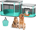 Portable Cat Playpen, Foldable Pet Dog Playpen, for Kitten Puppy Play Pen Indoor/Outdoor, Cats Enclosure Cages Tent with Carryin