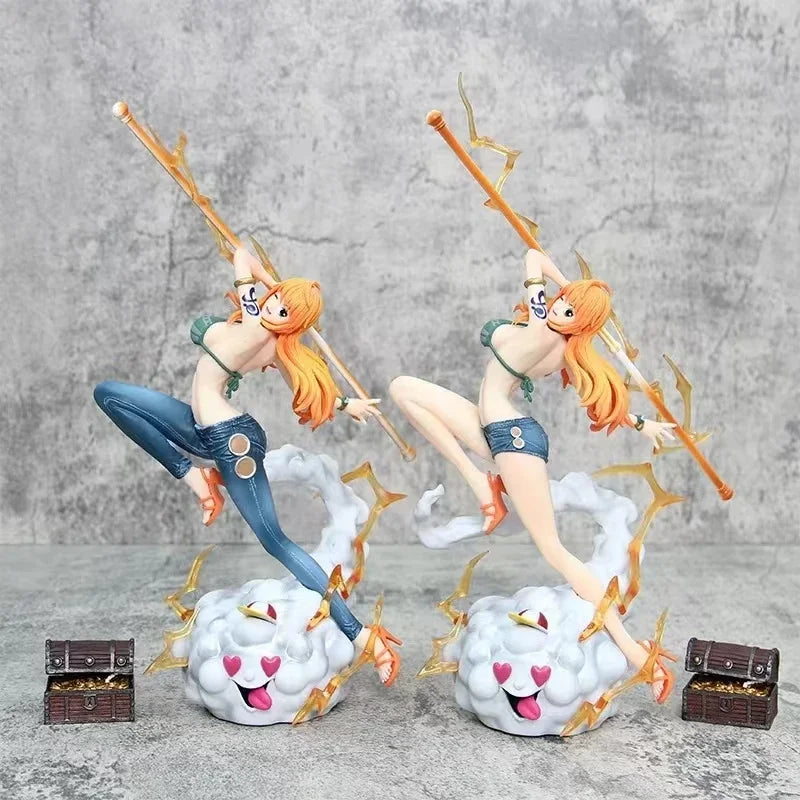 30cm One Piece Anime Figure Nami Hot Girl Action Figurine Hentai Pvc Statue Model Room Collection Decoration Toys Ornaments Gift