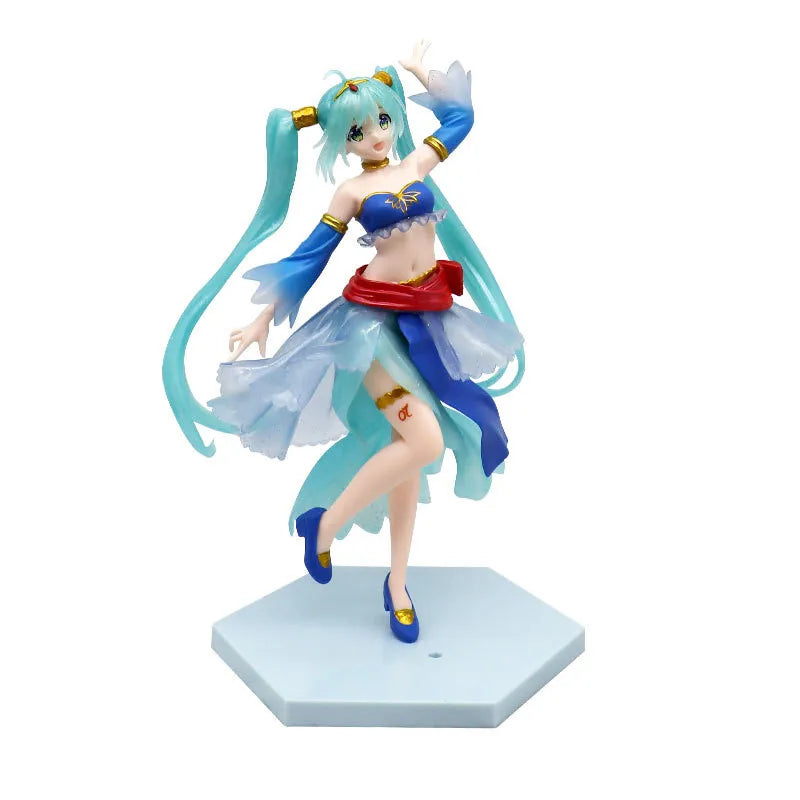 21CM Anime Hatsune Miku Artist MasterPiece Princess Arabian Ver Dress Up Model Toy Gift Collection Action Figure PVC Doll