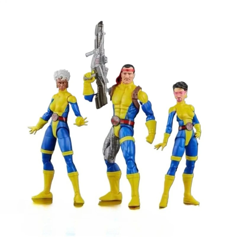 Original Marvel Legends Series Marvel’s Banshee & Gambit & Psylocke  Action Figure Model Toys Gift Collection