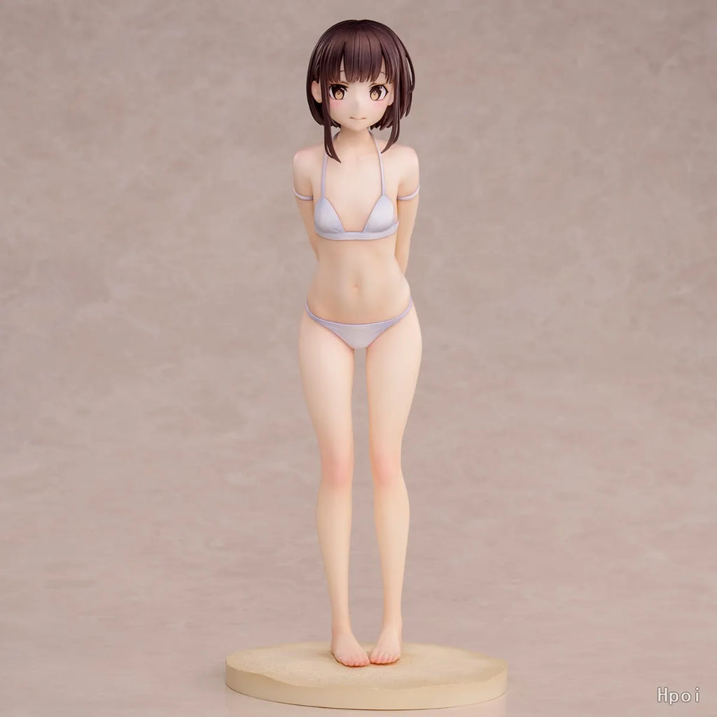 ++In Stock Original UnionCreative Swimsuit Hoodie Misaki 26CM PVC Base with Anime Detachable Model Figure Girl Doll Collection