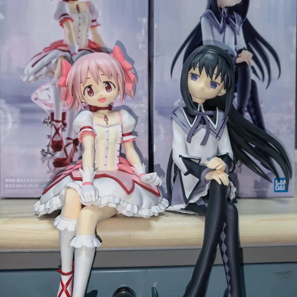 New Puella Magi Madoka Magica Aniem Figure Kaname Madoka Akemi Homura Action Figure Magic Girl Model Decor Doll Christmas Gift