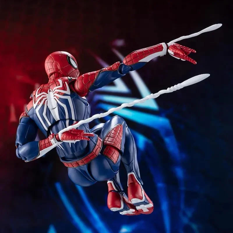 Figuarts Marvel’s Spider Man SHF PS4 Game Version Peter Parker Marvel Legend Action Figure Model Toys Collection Gift
