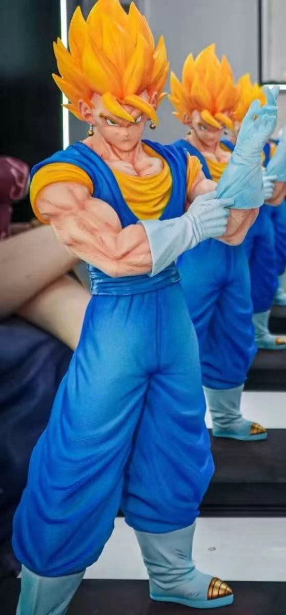 Jt Statue 53cm/20.87inch Anime Dragon Ball Gogeta Vegetto Figure Statue Super Saiyan Action Figures Collection Model Toys Gifts