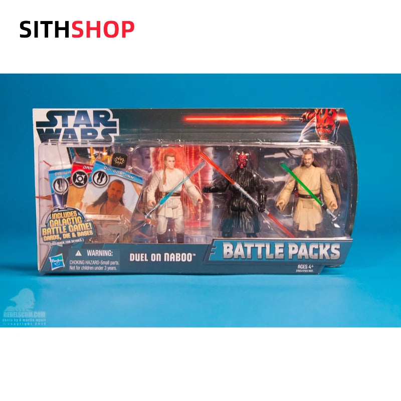 Hasbro Star Wars Republic Obi-Wan Clone Combat Pack 3.75 "Action Figure Tabletop Case Display Can Move Action Toys