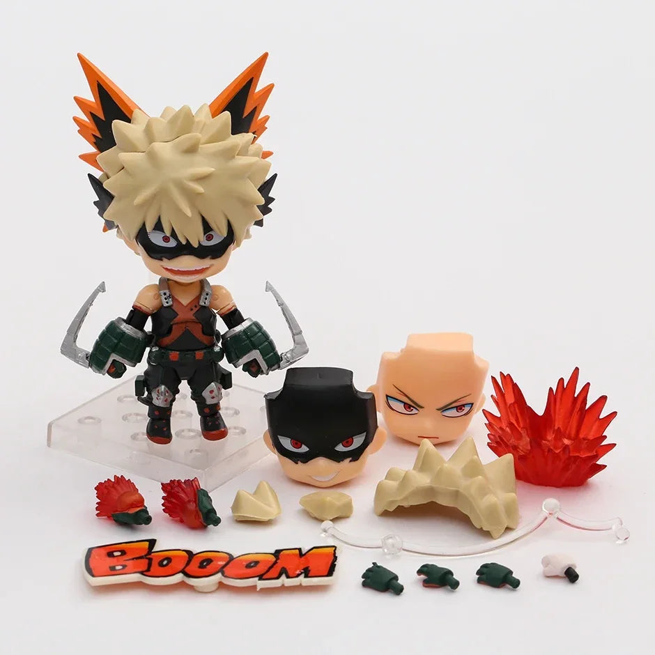 Bakugo Katsuki 705 Izuku Midoriya 686 Todoroki Shoto 1112 Cute Action Figure Face Changeable Collection Model Doll Gift