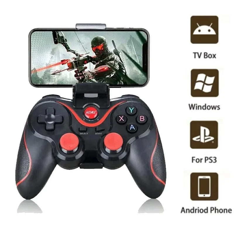 Terios T3 X3 безжичен джойстик геймпад за компютър, PS3/IOS, телефон/TV бокс, Nintendo Switch, аксесоари