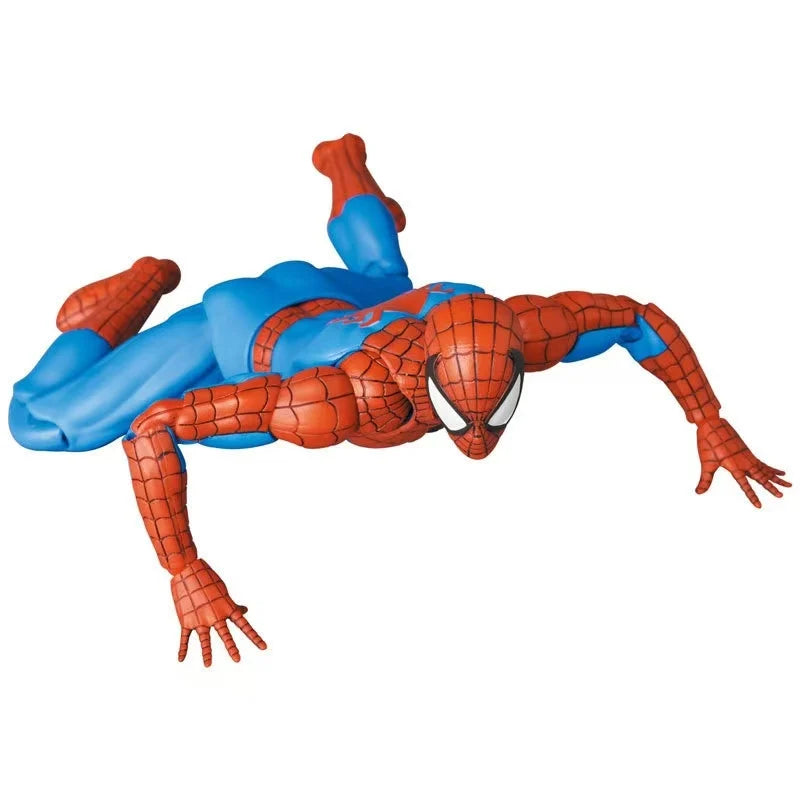 CT Mafex 185 Spiderman Action Figures Toys 6 Inch High Quality Spider Man Movable Statues Model Doll Collectible Ornaments Gifts