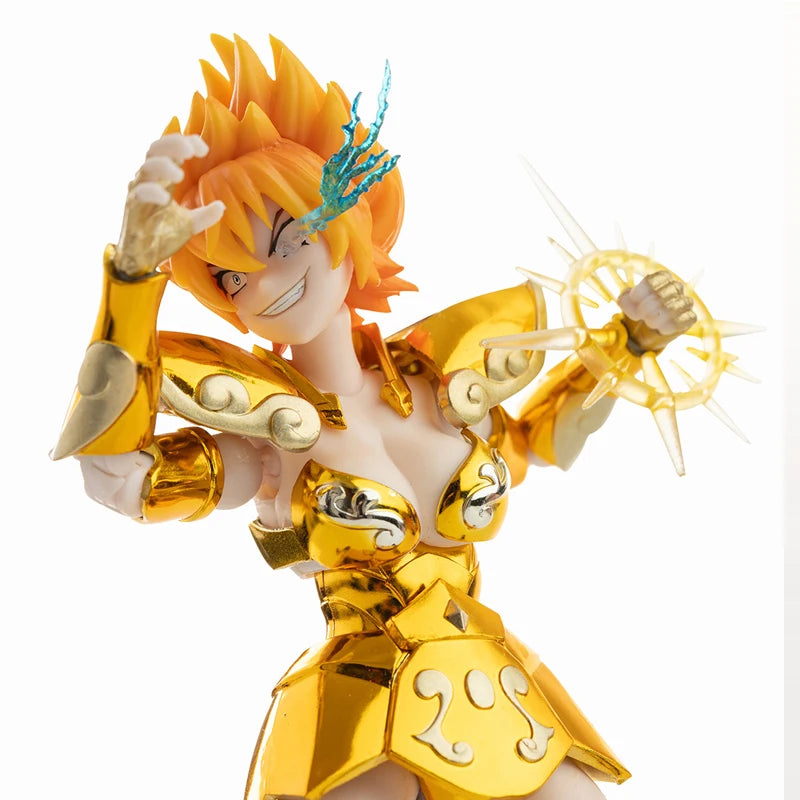 Pre-order Great Toys/GT Saint Seiya Myth Cloth EX Leo Sandy Holy Contract Female Zodiac Knights of Action Figure Model