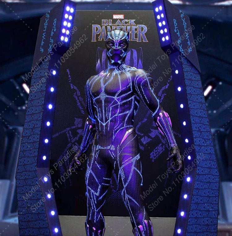 HotToys HT MMS470 1/6 Collectible Toys Black Panther 2.0 Men Soldier Super Hero 12inch Action Figure Model Gifts