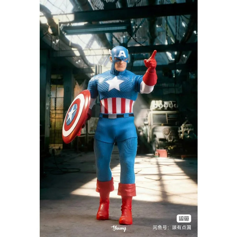 Spot New Genuine Mezco Ant One: 12 Captain America: The Platinum Age Action Figure Toy Gift Fan Collection