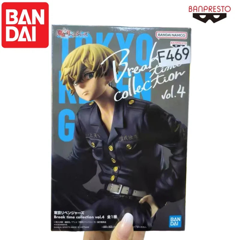 In Stock Original Bandai Banpresto Tokyo Revengers Break Time Collection Vol.4 Matsuno Chifuyu Garage Kit Model 100% Genuin