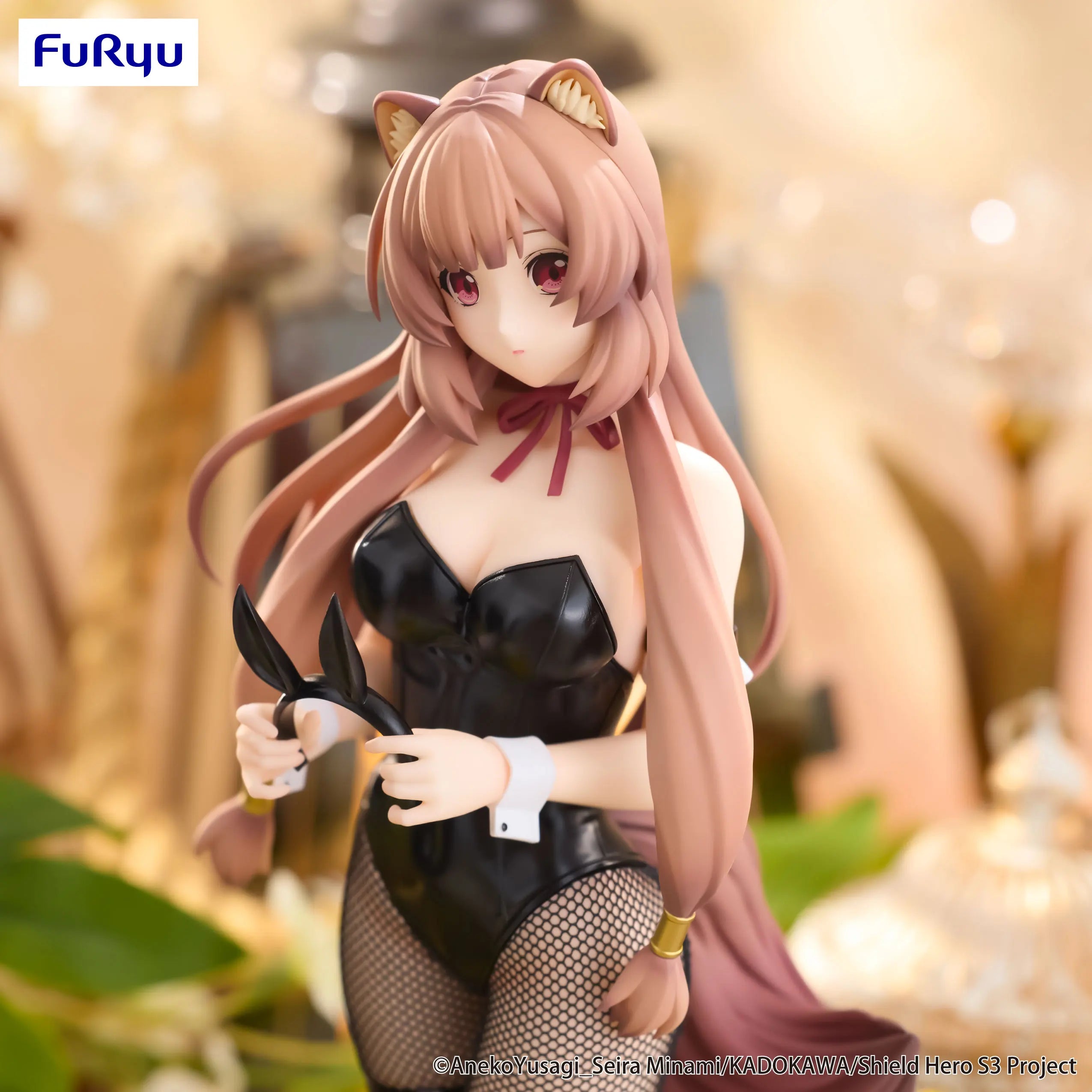 Original FuRyu BiCute Bunnies The rising of the shield hero Raphtaria PVC Anime Figures Action Figure Model Toys customized Gift
