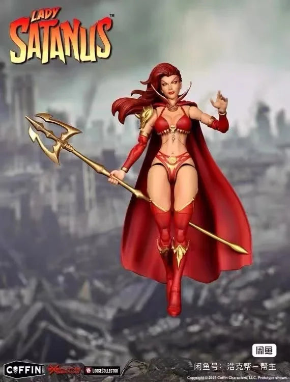 1/12  Mrs. Satan Moveable Model Ornaments Figure Model Collection Toy Gift Collectible Model Decoration