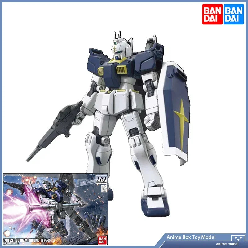 [In Stock] Bandai HGUC 1/144 RX-79 GS GUNDAM GROUND TYPE-S Action Assembly Model