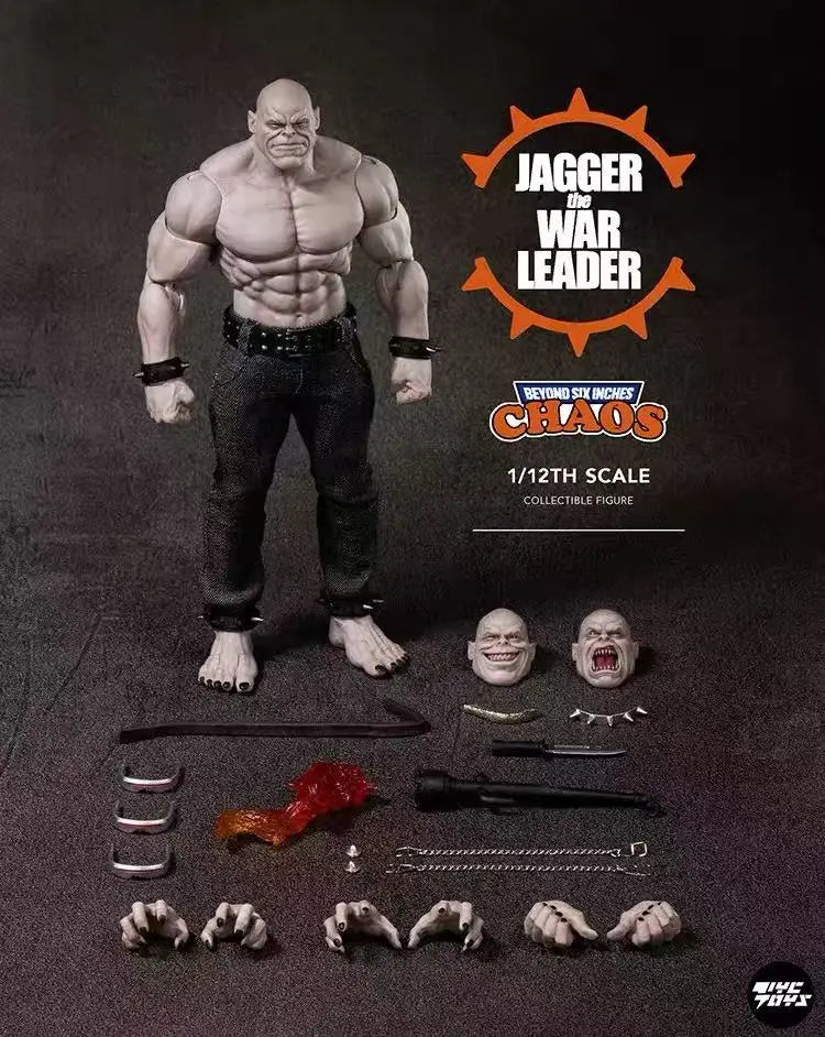 In Stock CHAOS N0 003 War Leader Jagger 1 12 Scale Movable Action Figure Collectible Toy Robot Model for Adults Kids Gift