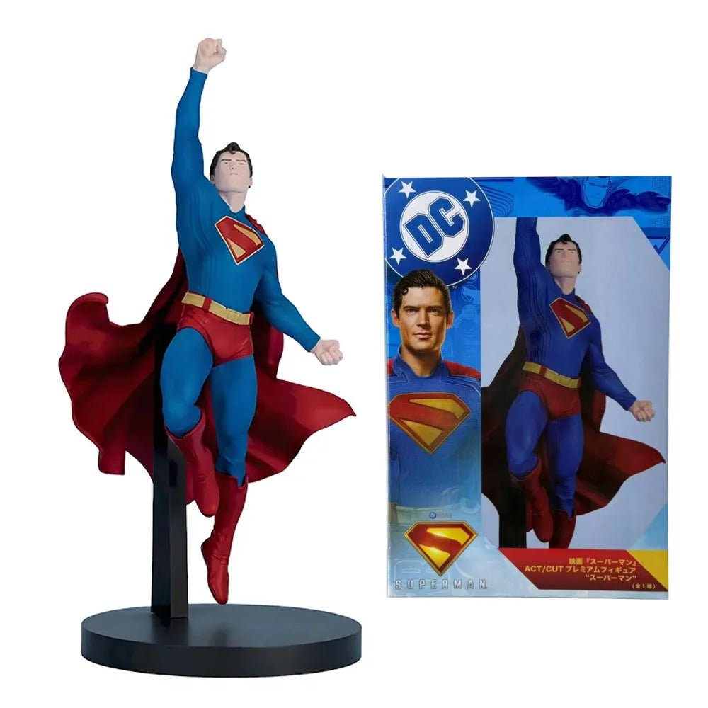 In Stock Original Toys SEGA Act/Cut Superman Figure Collection Model Ornament Children's Birthday Gift