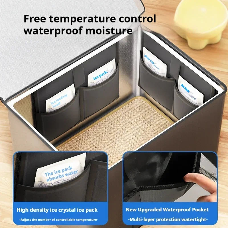 Cat Air Conditioned House Portable Summer Cat Cooling Cat Bed Dog Ice Nest Sleeping Pet Igloo