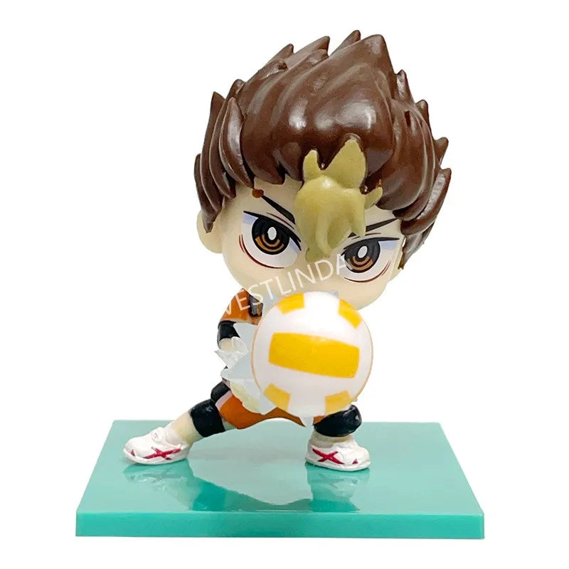 Volleyball Junior Model Decoration Multi-character Doll Q Version Collection Model Anime Desktop Decoration Christmas Toys Gift