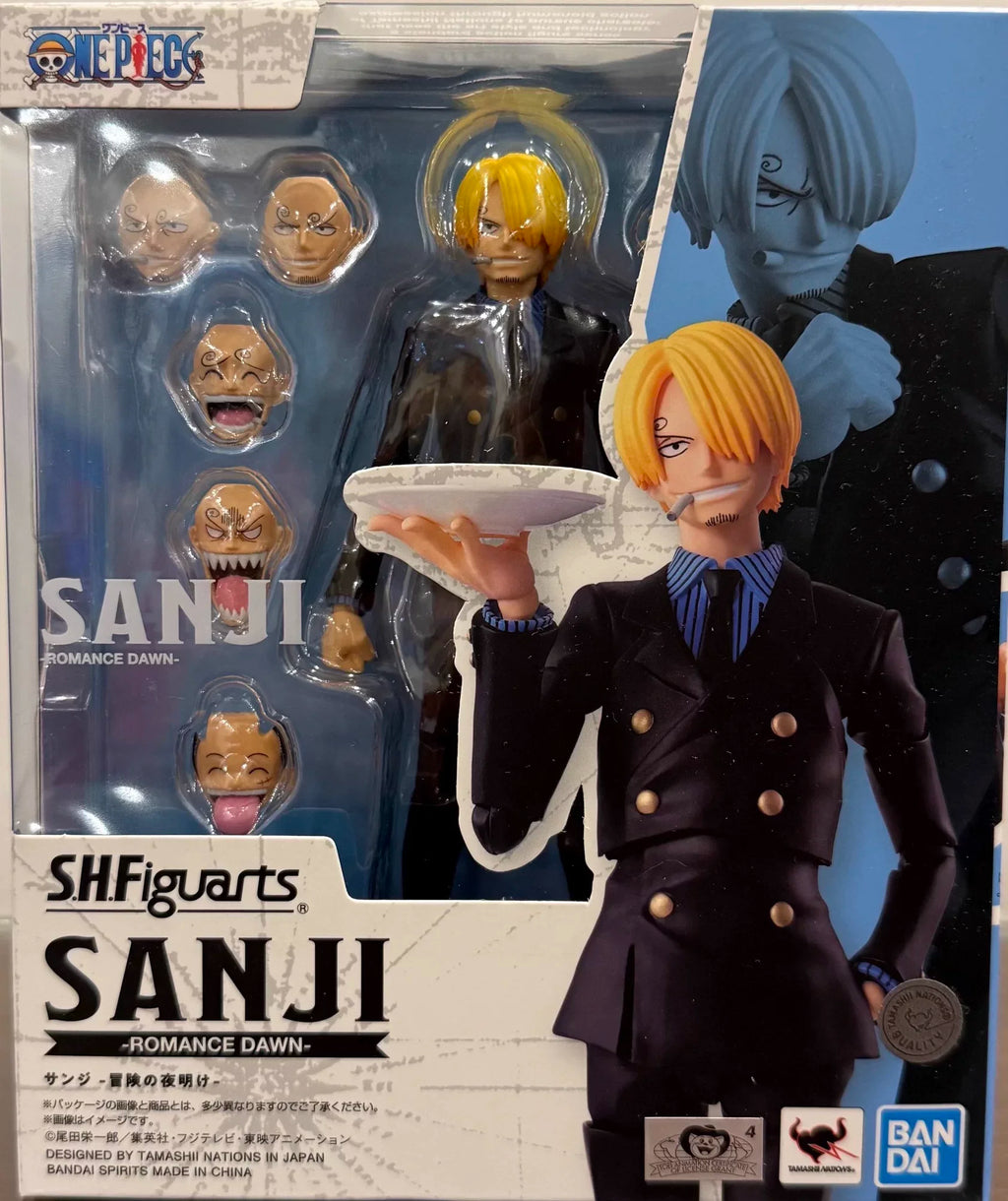 Bandai Sh Figuarts One Piece Dracule Mihawk Eustass Kid Action Figure Collectible Model Anime Collection Festival Gift
