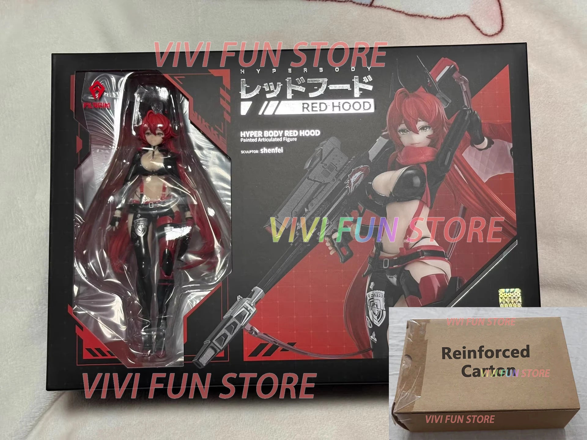 In Stock GSC GSAS Hyper Body RED HOOD Painted Articulated Figure Movability Model Toys Beautiful young girl Model