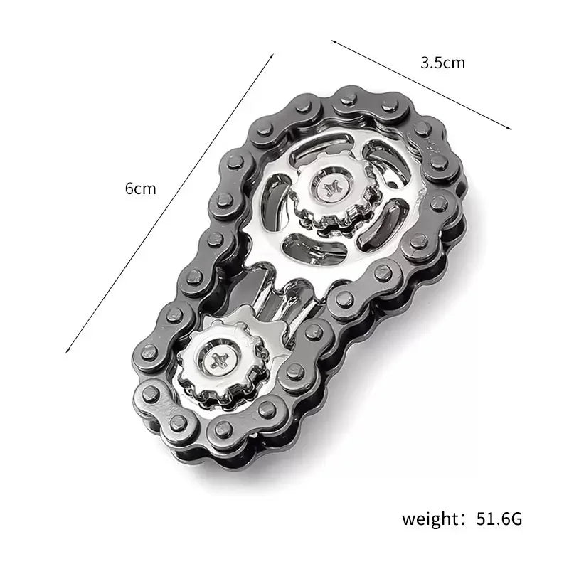 Metall-Fidget-Spinner, Schreibtischspielzeug, Stressabbau-Zahnräder, Handspinner für Erwachsene, Schreibtischdekoration, Wohnkultur, Stressabbau, Entspannung