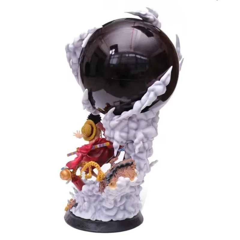 One Piece Anime Figurine Model GK Kimono Monkey D Luffy Gear 3 Action Figure 45cm Statue Collection Toy PVC F3 Studio Figma