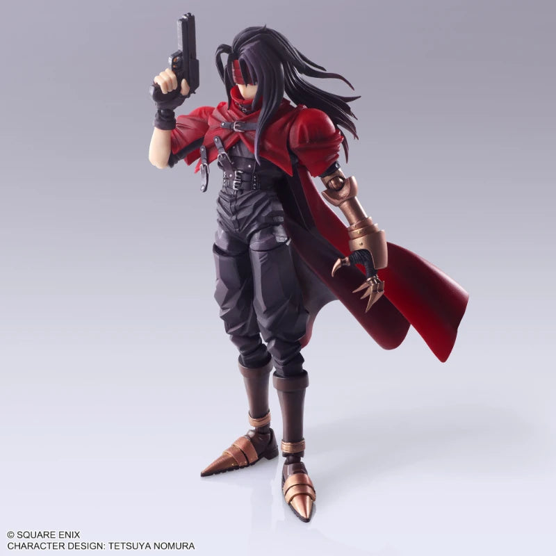 In Stock Square Enix Final Fantasy VII BRING ARTS Vincent Valentine Action Figure Anime Models Toy Doll Gift Hobby Collectible