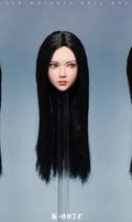 JKTOYS K-007 1/6 Soldier Asian Beauty Milly Head Carving Movable Eyes Fit 12'' Action Figure Doll Model Toys In Stock