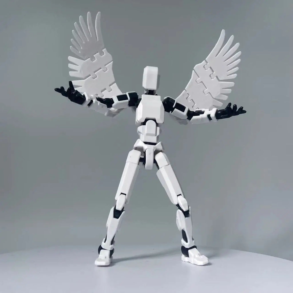 Dummy13 Series Eight-Winged Angel Colorful Hand Office Cheap Three-Dimensional Multi-Joint Movable Action Figure Assembly Model