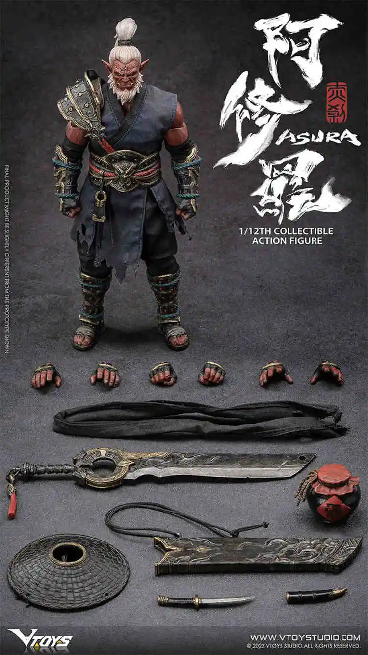 Original In Stock VTOYS VSD006 1/12 Soldier Asura 17cm Full Set 6'' The Los Angeles Toy Fair is limited to luxury Figure Toys