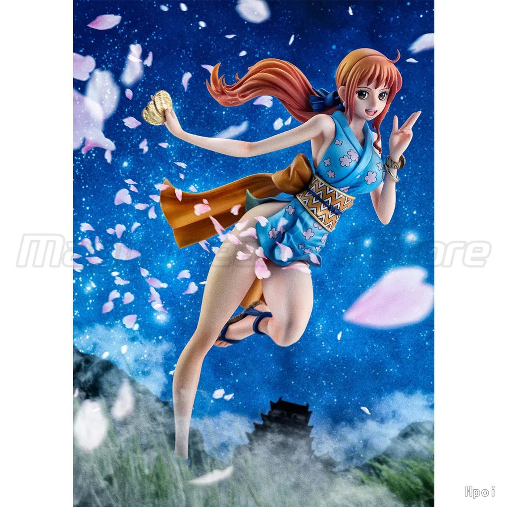【MT】Original MegaHouse POP Warriors Alliance ONE PIECE Nami 1/8 Scale Figurine Toy Collectible