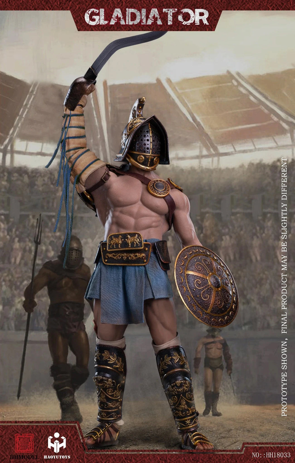 HHMODEL HAOYUTOYS 1/6 Scale Imperial Legion Hunting Ground Fighter Warrior Action Figure Collectible Toy Model