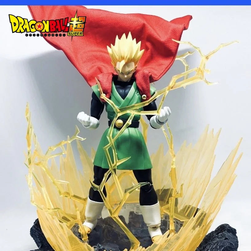 Dragon Ball Z Super Shf Series Anime Son Gohan Saiya Masked Superman Handmade Clothing Suitable for 1/12 Size Movable Humanoid