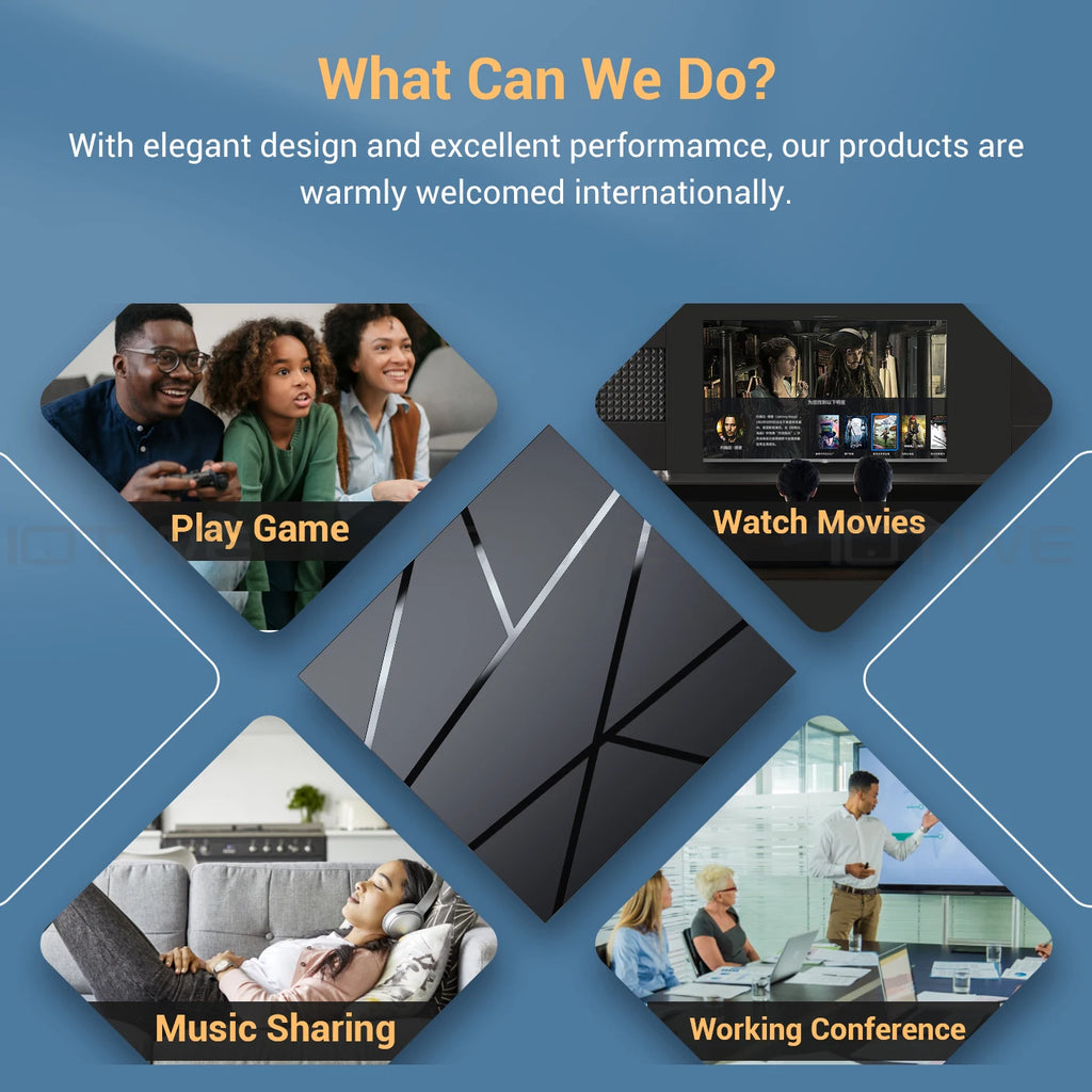 Android 13.0 6K H618 T95 Pro Smart TV Box 32/64/128 GB Quad Core HDMI USB 2.0 Stream Media Player WIFI 6 Set Top Box Bluetooth