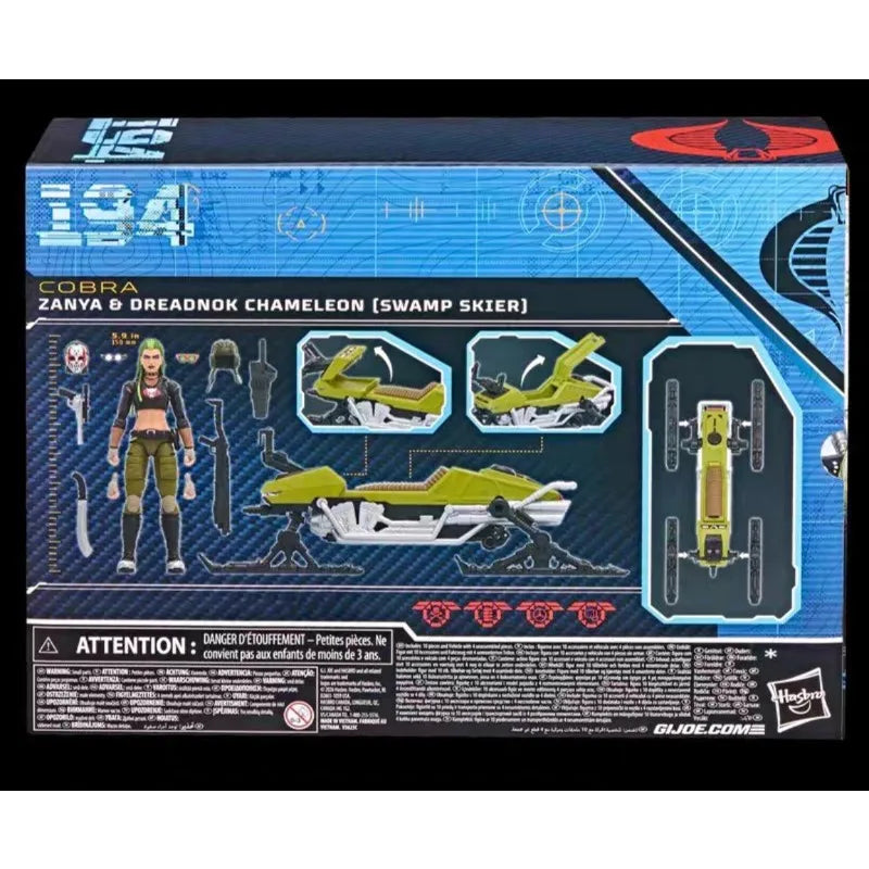 【Pre Sale 2026 July】New Original Hasbro G.I. Joe Classified Series 194 Zanya Dreadnok Chameleon (Swamp Skier) Action Figures