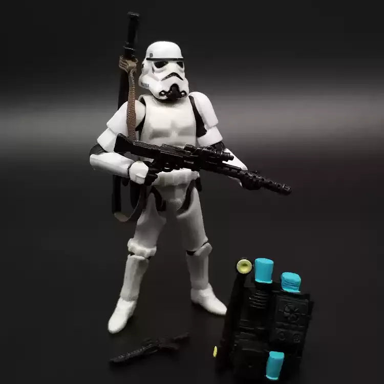 Bulk Cargo Star Wars Series 3.75inch Black Knight Storm White Warrior Action Figure Model Toy Hobby Gift