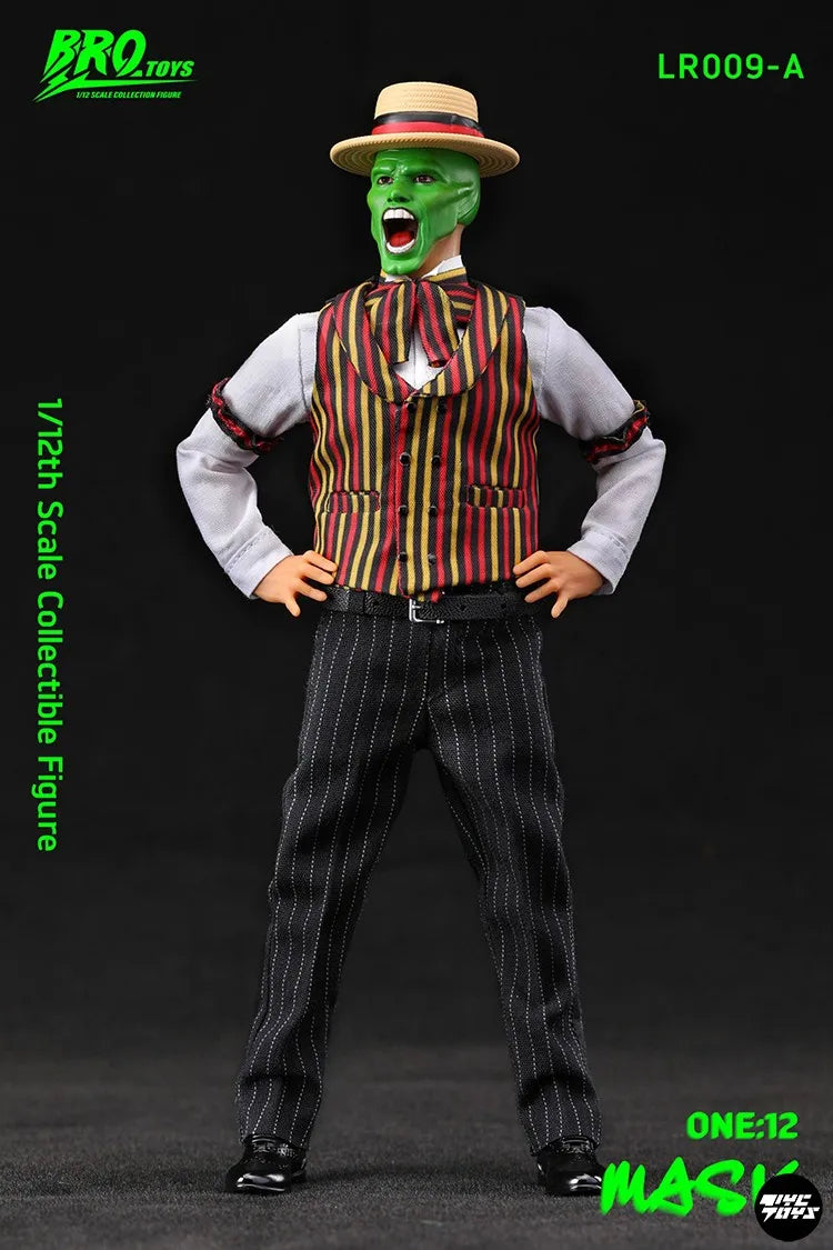 In Stock BROTOYS LR009 The Mask Stanley Ipkiss Movability Model Toys Collection Cloth Clothing 1/12th Scale Collectible Figure