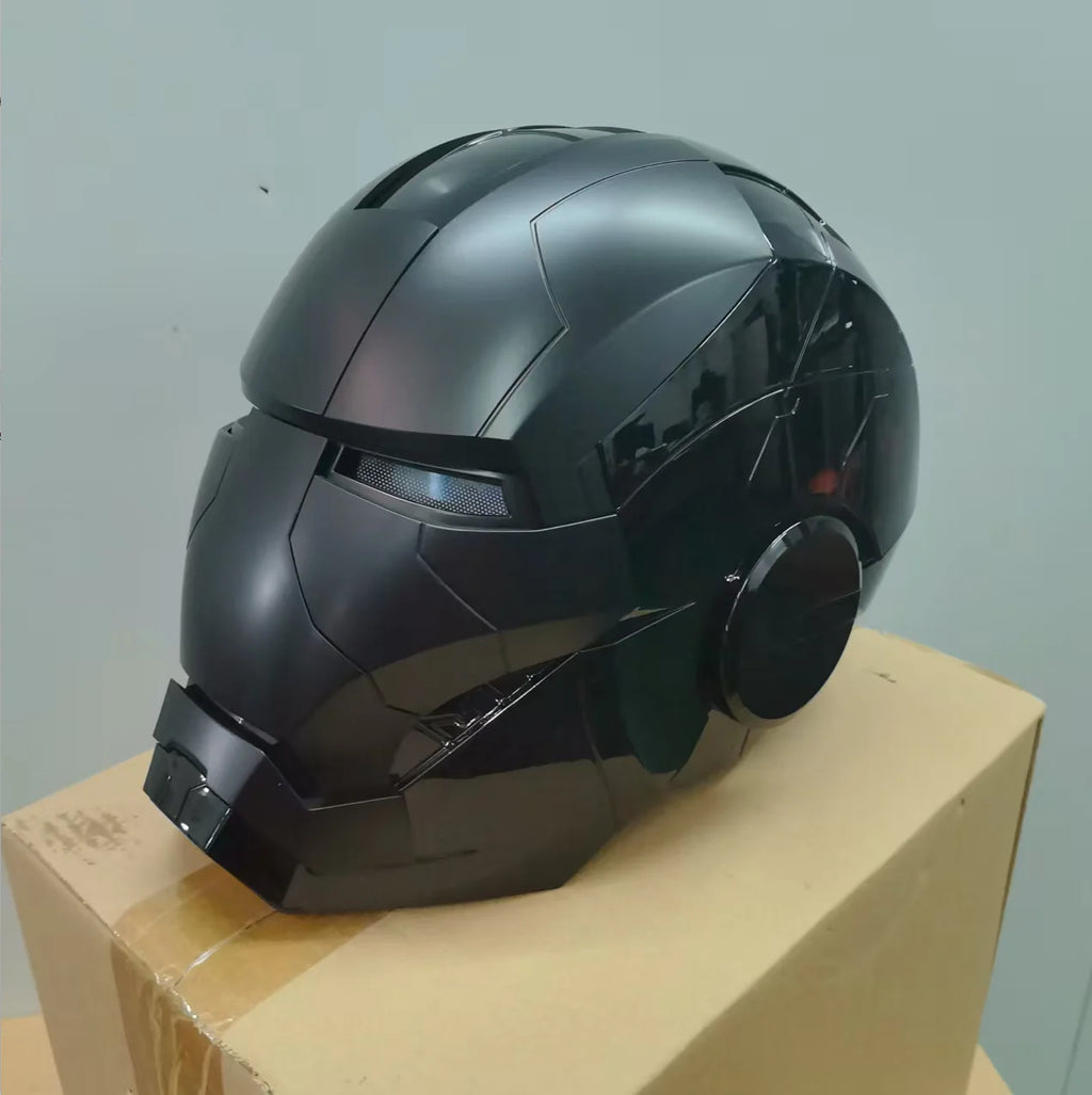 Rc Mk50 Marvel Iron Man 1:1 Wearable Helmet Voice-Activated Deformation Around Figures Animation Derivatives Model Toy Gift ﻿