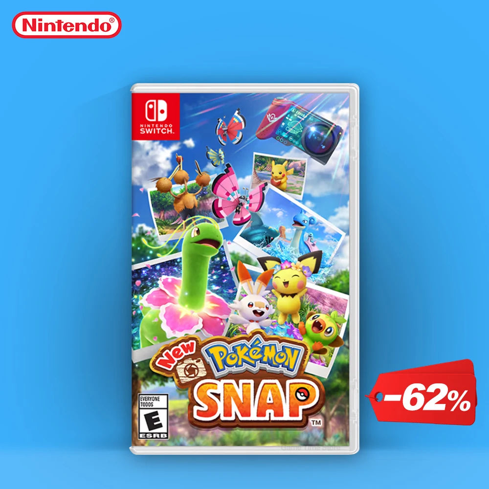 New Pokemon Snap Nintendo Switch Game Deals 100% Official Original Physical Game Card 1 Player for Switch OLED Lite Game Console
