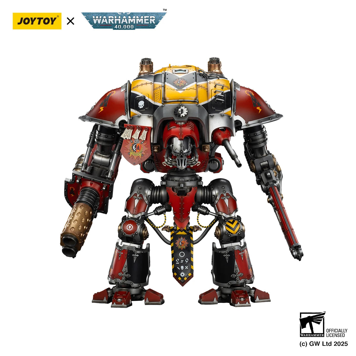 JOYTOY Warhammer 40K 1/18 Imperial Knights House Raven Knight Errant House Terryn Paladin Anime Figures Toys Mech Model