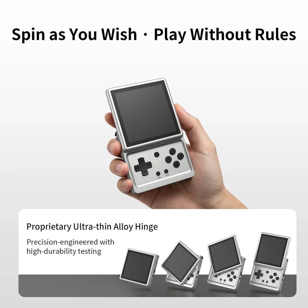 Anbernic RG Rotate Handheld Game Console 3.5" IPS Rotating Screen Android Aluminum Alloy 2000 mAh Retro Portable Games Player AI