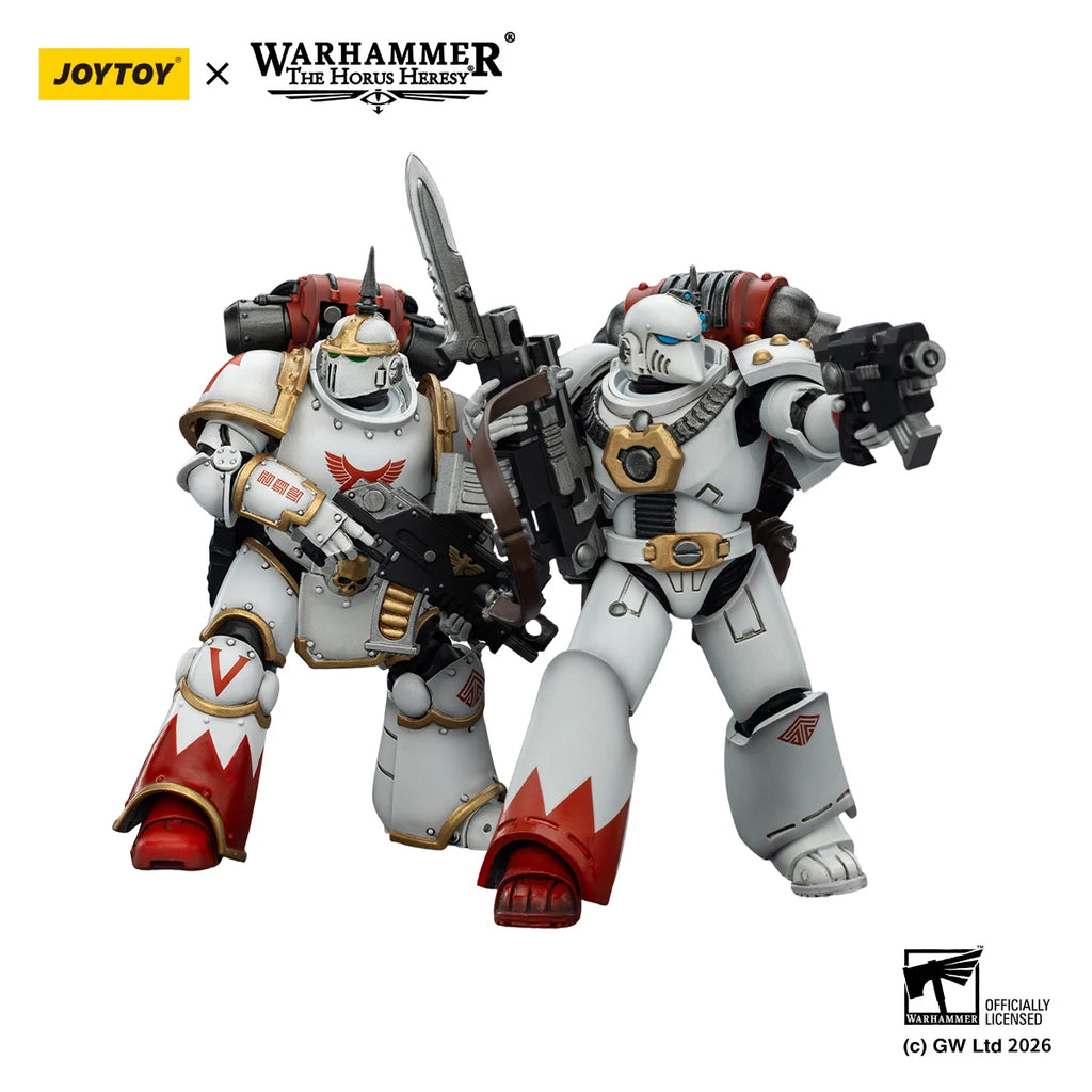 [Pre Order]JOYTOY Warhammer 40K 1/18 Action Figures White Scars MKIll Tactical Legionary MKVI Tactical Legionary