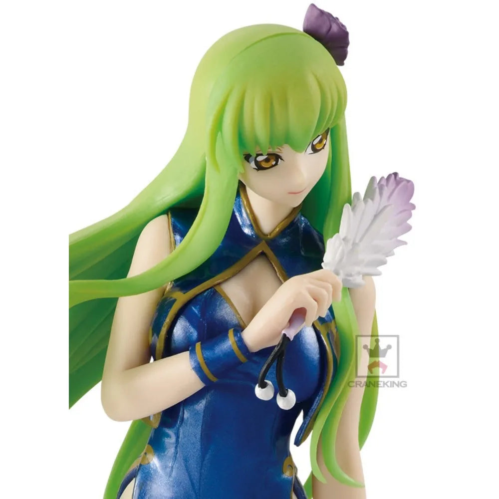 In Stock Bandai Original Genuine Banpresto Code Geass Hangyaku No Lelouch C.C. EXQ Figure 21cm Model Collection Toy Figures Gift
